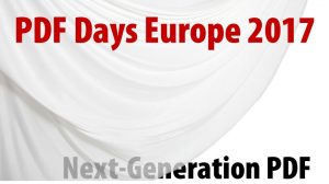 Logos der PDF Days Europe